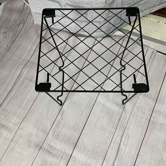 Locker shelf metal collapsible frame black 10”x11” - Picture 3 of 9